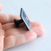 10 Adet Klas Kulp Düğme Mat Siyah Mobilya Mutfak Dolabı Çekmece Dolap Kapak Kulpu Kulbu Kulb Metal thumbnail 7