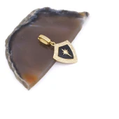 Ajda Charm Çelik Altın Kaplama Kadın Kuzey Yıldızı Model-CHR-107 - 1
