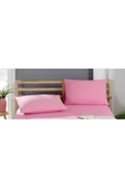 2 Adet Pamuklu Yastık Kılıfı 50 X 70 Cm Pembe - 1