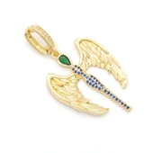 Ajda Charm Çelik Altın Kaplama Kadın Melek Model-CHR-111 thumbnail 3