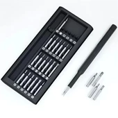 25 Parça Çok Fonksiyonlu Hassas Tornavida Seti – Telefon Tablet Elektronik Tamir Tornavida Seti - 5