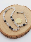 Beril (Rutil Kuvars) Taşı Üst Segment Faset Kesim 33lük Tesbih 8mm (36515) thumbnail 6