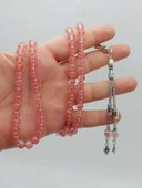 Gül Kuvars Taşı 99luk Tesbih 6mm (51362) thumbnail 3