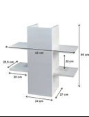 Banyo Dolabı, Düzenleyici Dolap, Lavabo Altı Kapama Kutusu ,Beyaz, AsudeHome - 2