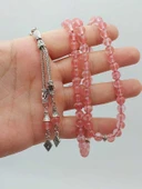 Gül Kuvars Taşı 99luk Tesbih 6mm (51362) thumbnail 6