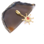 Ajda Charm Çelik Altın Kaplama Kadın Güneş Model-CHR-110 thumbnail 1