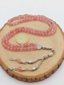 Gül Kuvars Taşı 99luk Tesbih 6mm (51362) thumbnail 5