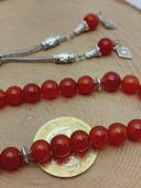 Yemen Akik Taşı Tesbih 33Lük 8mm (55998) thumbnail 4