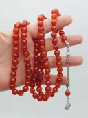 Yemen Akik Taşı 99luk Tesbih 8mm (55998) thumbnail 5