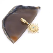 Ajda Charm Çelik Altın Kaplama Kadın Güneş Model-CHR-117 thumbnail 1