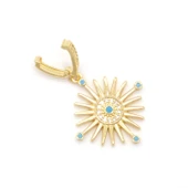 Ajda Charm Çelik Altın Kaplama Kadın Güneş Model-CHR-117 thumbnail 2