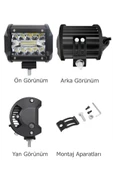 ASTRALED  60Watt Çalışma Lambası Kamyon Sis Farı Motosiklet Off-Road LED Lamba - 6