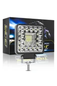 ASTRALED  144W 12-24 Volt Kare Spot Far Oto Çalışma Lambası ATV Kamyon Tır Traktör Offroad - 2