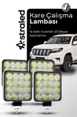 ASTRALED  12-24V 16 LED 4 Adet Offroad ATV Kamyon Tır Traktör İş Makinesi - 1