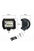 ASTRALED  60Watt Çalışma Lambası Kamyon Sis Farı Motosiklet Off-Road LED Lamba - 5