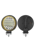 ASTRALED  2 Adet 72W 12-24 Volt Yuvarlak Angel Spot Far Oto Çalışma Lambası ATV Kamyon Tır Traktör Offroad - 3
