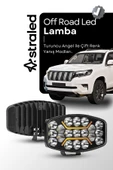 ASTRALED  240W  Offroad 12-24 Volt Oval Spot Far Oto Çalışma Lambası ATV Traktör - 1