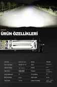 ASTRALED  360watt Çift Renk Sarı Beyaz 95 Cm 2 Sıra Offroad Led Bar Atv Uyumlu thumbnail 5