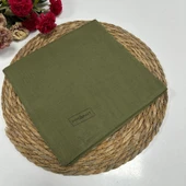 Piramit Kehribar Eşarp Haki LTP0212 - 1