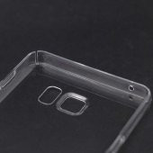 Samsung Galaxy S6 Kılıf Şeffaf Sert Silikon Kapak - 3
