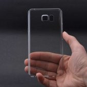 Samsung Galaxy S6 Kılıf Şeffaf Sert Silikon Kapak - 11