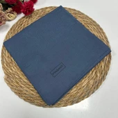 Piramit Kehribar Eşarp Soft Lacivert LTP0227 - 1