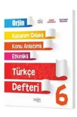 Orjin Yayınları 6. Sınıf Türkçe Akıllı Defter - 1