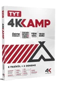 4K YAYINLARI Tyt Kamp Kitabı Video Destekli Fenomen Hocalardan Güncel Baskı 2024 2025 - 2200 Soru thumbnail 2