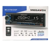 Megavox Oto Teyp DSP Bluetooth 4X60W + 63 Ses Seviyeli Kumandalı Mg X700 DSP Model APP Kontrol - 2