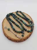 Yosunlu Akik Taşı 99luk Tesbih 8mm (55986) thumbnail 4