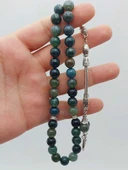 Yosunlu Akik Taşı Tesbih 33Lük 8mm (55986) thumbnail 5