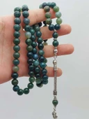 Yosunlu Akik Taşı 99luk Tesbih 8mm (55986) thumbnail 5