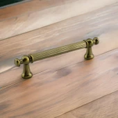 Selçuk Antik Sarı Metal Kulp 96 mm -9.6 cm Mobilya Çekmece Mutfak Dolabı Dolap Kulpları Kulbu Kulpu thumbnail 6