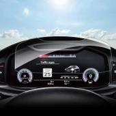 Audi Q8 2019-2024 Model Direksiyon Arkası Gösterge Panel Uyumlu 9H Nano Ekran Koruyucu thumbnail 2