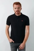 Levi's Erkek Polo Yaka Kısa Kol T-Shirt - Minimalist Günlük Stil - 3