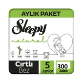 Sleepy Natural 5 Numara Junior 300'lü Bebek Bezi - 1