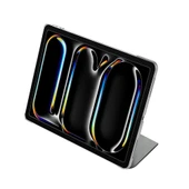 Apple iPad Air 13 2024 Raptic Clear Folio Airbagli Şeffaf Kapaklı Katlanabilir Standlı Kılıf - 6