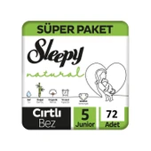 Sleepy Natural 5 Numara Junior 72'li Bebek Bezi - 1