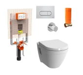 Vitra S50 Asma Klozet ve Vitra Gömme Rezervuar Tam Set 800-2027 thumbnail 1