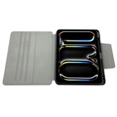 Apple iPad Air 13 2024 Raptic Spin Detachable Folio PU Ayrılabilir Kalem Bölmeli Standlı Kılıf - 10