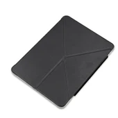 Apple iPad Air 13 2024 Raptic Clear Folio Airbagli Şeffaf Kapaklı Katlanabilir Standlı Kılıf - 4