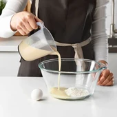 IKEA Behova 1 Litre Şeffaf Ölçü Beher Ölçek Kabı 14cm - 2
