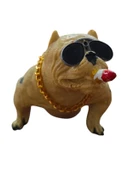 Pitbull Biblo Köpek Torpido Üstü Süsü Bej thumbnail 1