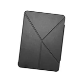 Apple iPad Pro 13 2024 Raptic Clear Folio Airbagli Şeffaf Kapaklı Katlanabilir Standlı Kılıf thumbnail 4