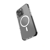 Apple iPhone 16 Pro Kılıf Magsafe Şarj Özellikli Airbag Tasarımlı Raptic Clear Serisi Şeffaf Kapak thumbnail 1