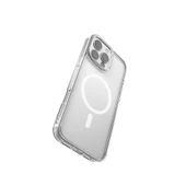 Apple iPhone 16 Pro Kılıf Magsafe Şarj Özellikli Raptic Crystal MagSafe Serisi Şeffaf Kapak thumbnail 3