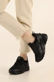 Albishoes Kadın Gizli Topuk 7 CM Yazlık Fileli Sim Detaylı Hafif Rahat Taban Sneaker Spor Ayakkabı - 3
