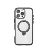 Apple iPhone 16 Pro Kılıf Magsafe Şarj Özellikli Raptic AirJoy Serisi Boncuk Tasarımlı 360 Derece Dönebilen Standlı Kapa thumbnail 1