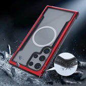 Samsung Galaxy S24 Ultra Kılıf Magsafe Şarj Özellikli Airbagli Raptic Shield Serisi Şeffaf Arka Yüzey Kapak thumbnail 11