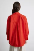 Must Have Poplin Gömlek Kırmızı - 6